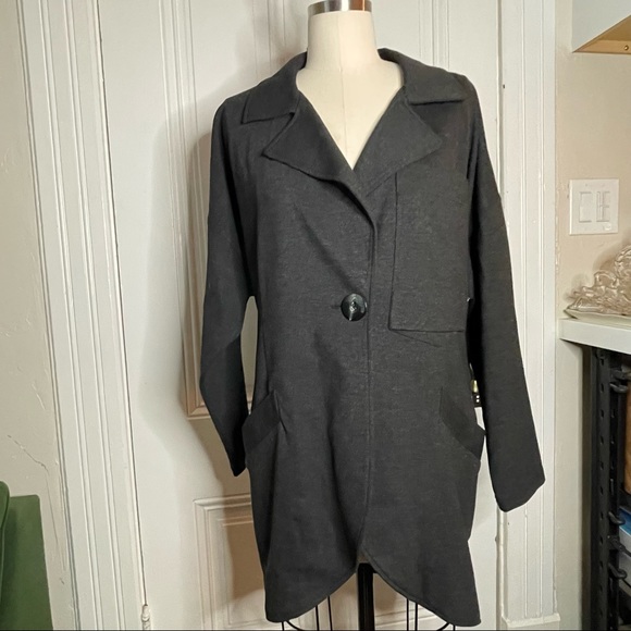 CAbi Gray Lisbon Topper Ponte Jacket size small - Picture 6 of 14